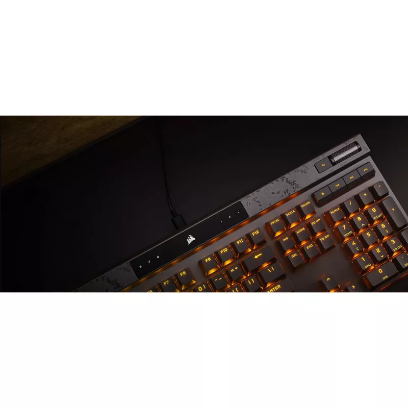 Teclado gaming Corsair K70 MAX USB alemán negro