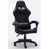 Silla de oficina/informática Topeshop FOTEL REMUS negro, asiento acolchado, respaldo acolchado
