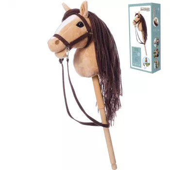 Caballo de palo HOPPIHORSE Hobby Horse A4 beige