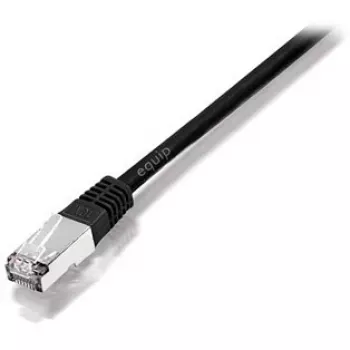 Equip Cat.5e SF/UTP cable de red cruzado, 1 m, 1 m, Cat5e, SF/UTP (S-FTP), RJ-45, RJ-45, negro