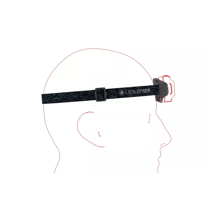 Linterna frontal Ledlenser HF4R Core negra LED IP68 20 lm