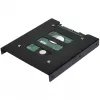 Marco de montaje ultron interno 1x2.5 SSD/HDD metal negro (377213)