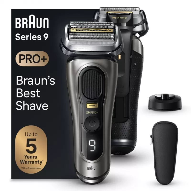 Afeitadora eléctrica Braun Series 9 Pro+ 9515s - en húmedo y en seco, metallic