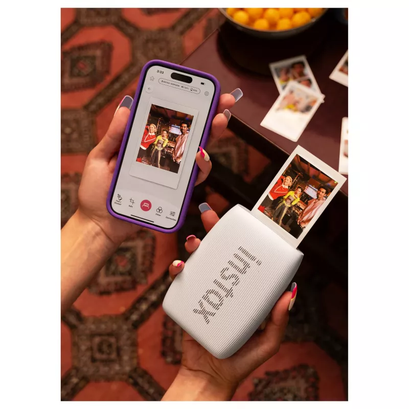 Impresora de fotos Fujifilm Instax Mini Link 3 blanca Bluetooth impresora instantánea portátil para fotos de smartphone