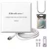 Antena 4G/5G LTE exterior QOLTEC 9 dBi con conector SMA y cable de 3 m
