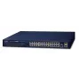 PLANET GS-4210-24P2S - switch - gestionado - 24 x 10/100/1000 (PoE+) + 2 x Gigabit SFP - montaje en rack - PoE+ (GS-4210-24P2S)