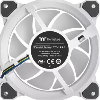 Ventilador de carcasa Thermaltake Riing Quad 12 ARGB 120 mm Blanco