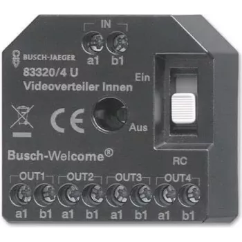 BJ 83320/4 U distribuidor de vídeo activo para interiores empotrado (2CKA008300A0508)