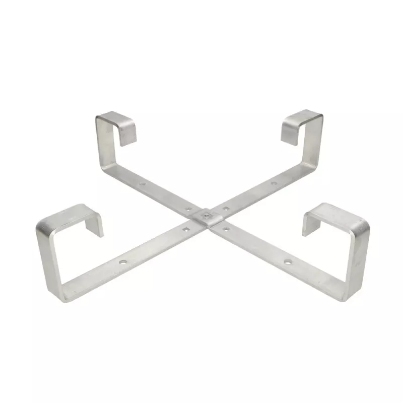 Soporte de cables Extralink Four arms aluminium frame S500 — 500 x 500 x 70 mm, escritorio/pared, aluminio