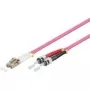 Cable de fibra óptica DeLOCK 84867 5m LC ST violeta