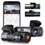 Videograbador para coche VANTRUE N5 Nexus 5 — dashcam de 4 canales, cámara principal 2592×1944, 160° delantera/interior, GPS, Wi-Fi, pantalla IPS, MicroSD hasta 512 GB