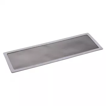 Filtro antipolvo DEMCiflex 0324 — filtro redondo, altura 120 mm, negro/gris