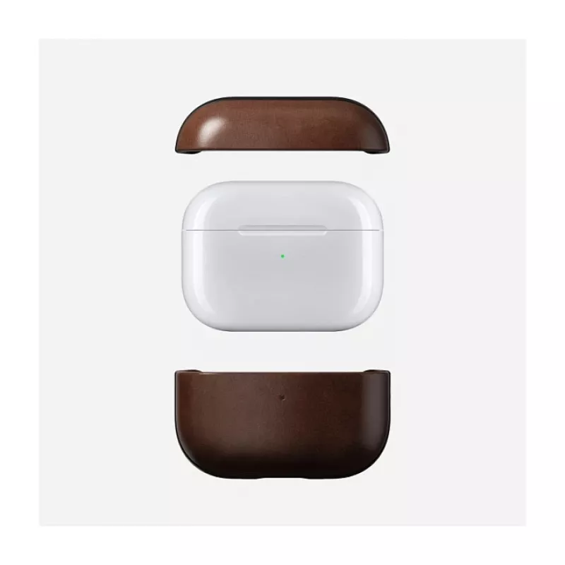 Funda Nomad Modern Leather Case — cuero, microfibra, policarbonato, marrón