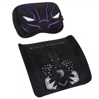 noblechairs Set de cojines Memory Foam - Black Panther Edition