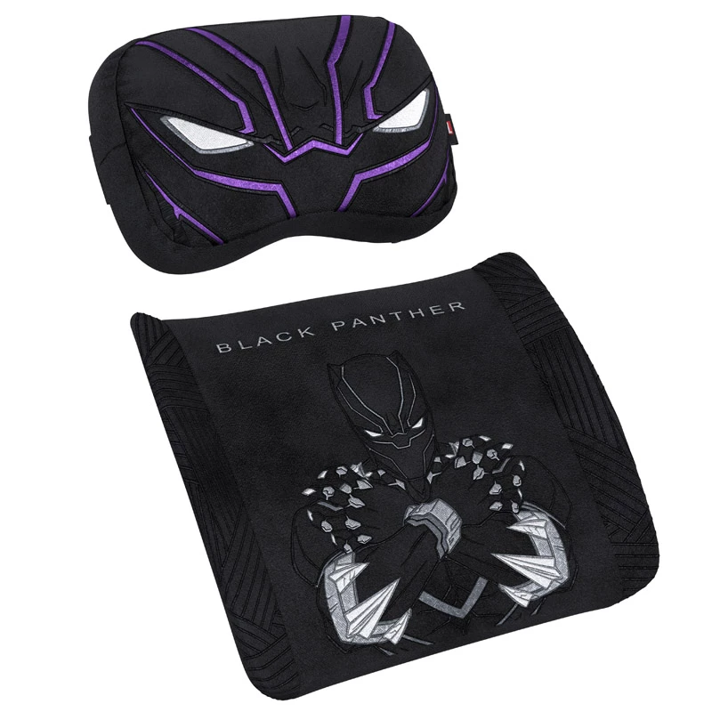 noblechairs Set de cojines Memory Foam - Black Panther Edition