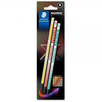 Lápiz de grafito Staedtler 181-HBBK3 HB multicolor