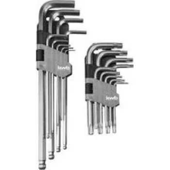 Juego de llaves Allen KWB 147790 — juego métrico de 8 piezas, acero resistente