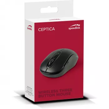 Ratón SPEEDLINK SL-630013-BKBK RF inalámbrico ambidiestro