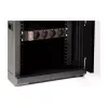 DeLOCK 43417 Armario de red de 10 pulgadas 6U con puerta de cristal, negro