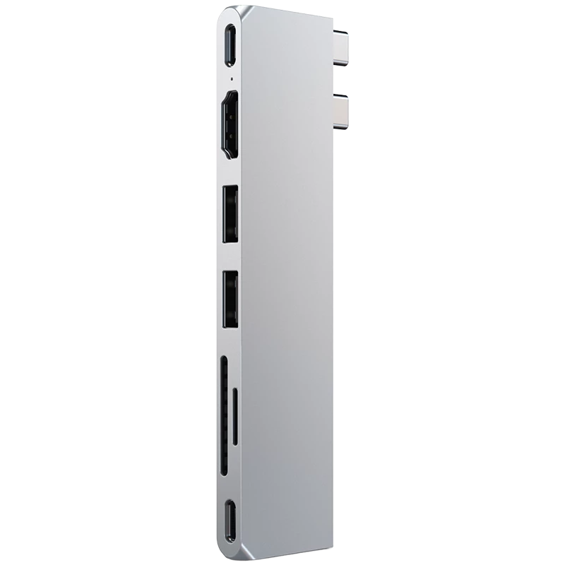 Satechi ST-HUCPHSS docking station para portátil y replicador de puertos docking USB 3.2 Gen 2 (3.1 Gen 2) Type-C plata (ST-HUCPHSS)