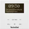 TechniSat DigitRadio UP 55 - radio DAB - 2 x 2 vatios - blanco (0001/3901)
