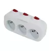 Esperanza ELK307W regleta eléctrica, 3 tomas con interruptor, blanca