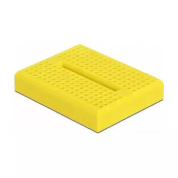 Placa de prototipado DELOCK 18320 — placa de prototipado de plástico, amarillo, 36×46×10 mm