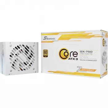 Seasonic CORE GX-750 Fuente de alimentación 750 W 20+4 pin ATX ATX Blanco