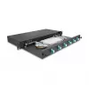 Caja de empalme de fibra óptica DeLOCK 66998 negro metal 482x220x44mm