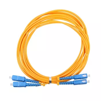 Cable de fibra óptica Extralink EX.3586 1 m FTTH G.652D SC-SC dúplex amarillo