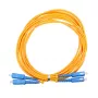 Cable de fibra óptica Extralink EX.3586 1 m FTTH G.652D SC-SC dúplex amarillo