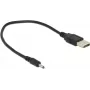 Cable de alimentación DeLOCK 83793 USB A DC 0,27 m