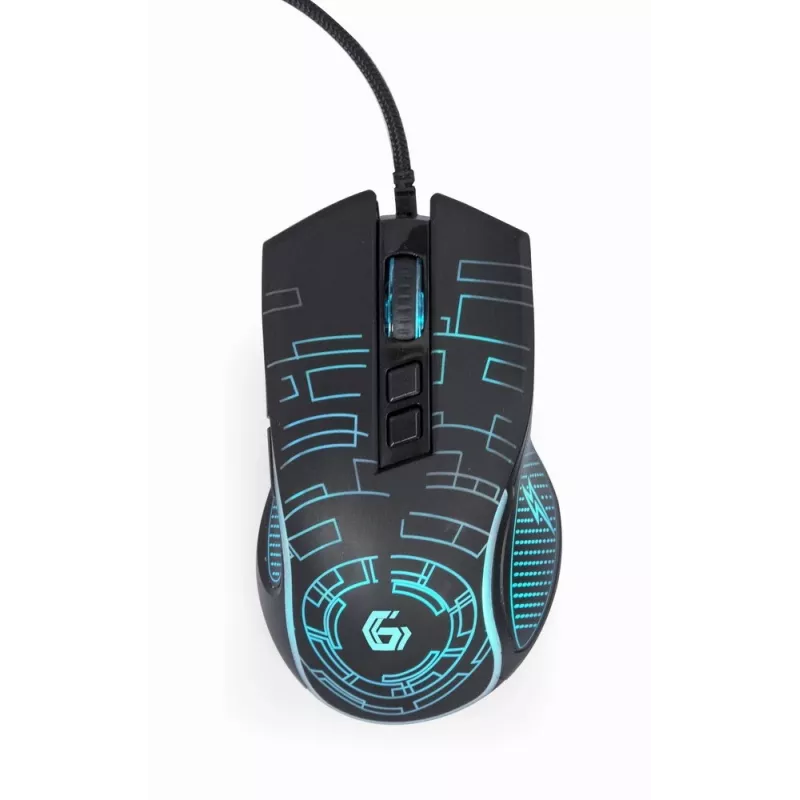 Ratón para diestros Gembird MUSG-RGB-01 USB Type-A 3600 DPI