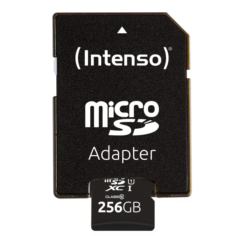 Memoria flash Intenso 256GB UHS-I tarjeta MicroSD