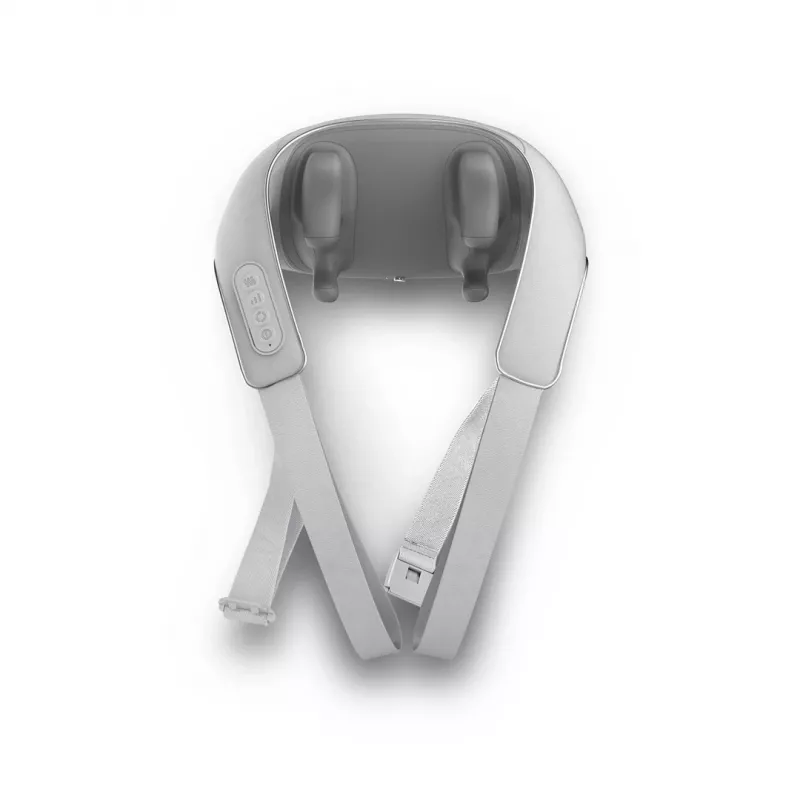 Masajeador de cuello Medisana NM 990, a pilas, 24 W, función de calor, 3 velocidades, 2 programas, gris