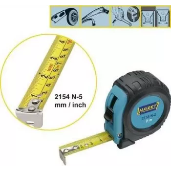 Hazet cinta métrica 5 m acero 2154N-5 (2154N-5)