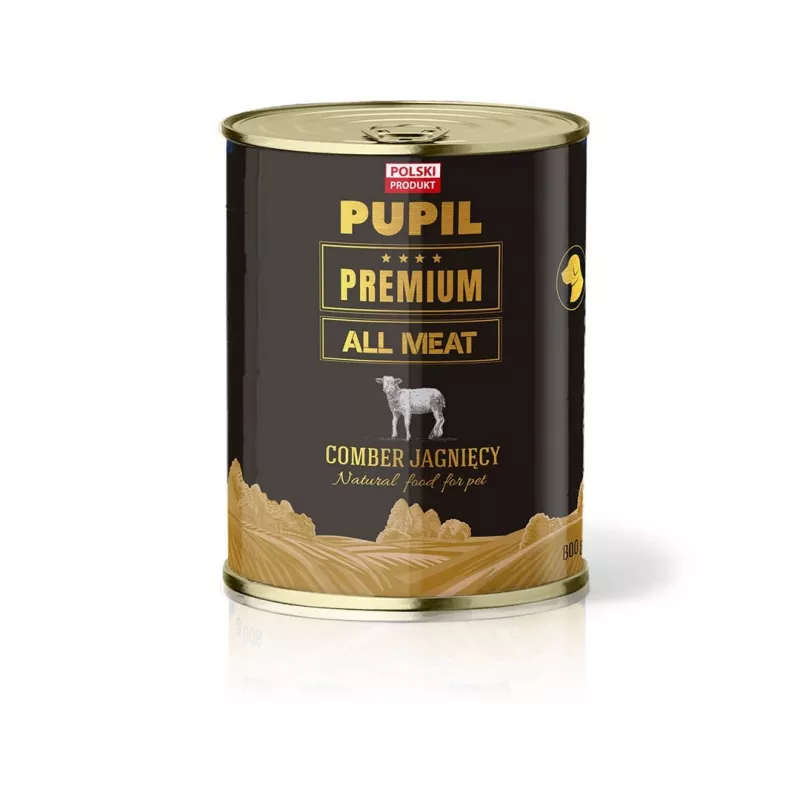 PUPIL Premium All Meat Gold lomo de cordero - Comida húmeda para perros - 800 g
