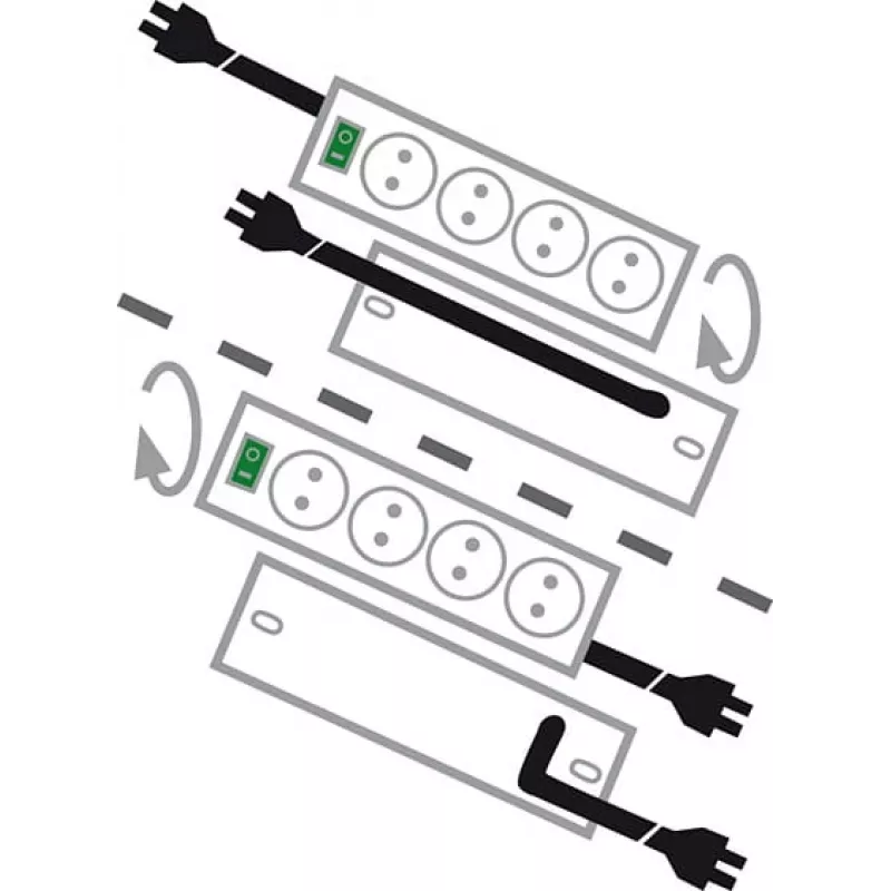 brennenstuhl Primera-Tec Comfort Switch Plus - protección contra sobretensiones - corriente alterna 250 V - 3500 vatios - tomas de salida: 7 - 2,0m - Alemania - negro