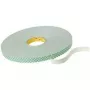 Cinta adhesiva de doble cara 3M Scotchmount 4032, 19 mm x 66 m, soporte de espuma de polietileno, permanente (40321966)