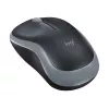 Logitech M185 ratón óptico inalámbrico ambidiestro gris 910-002238