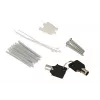 Caja de empalme de fibra óptica Extralink Elena, 16 empalmes, blanca
