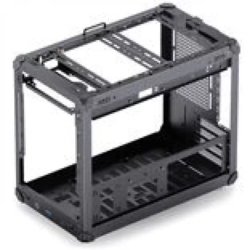 Caja de PC Jonsbo C6 MAX, caja Mini, Micro-ATX, cristal templado - negra
