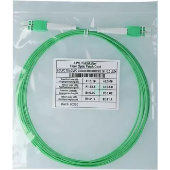Cable de conexión de fibra óptica dúplex CBO SFP8181GU5MK multimodo OM5 Uniboot