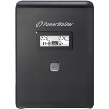 PowerWalker VI 2000 LCD 2 kVA 1200 W 2 salidas AC