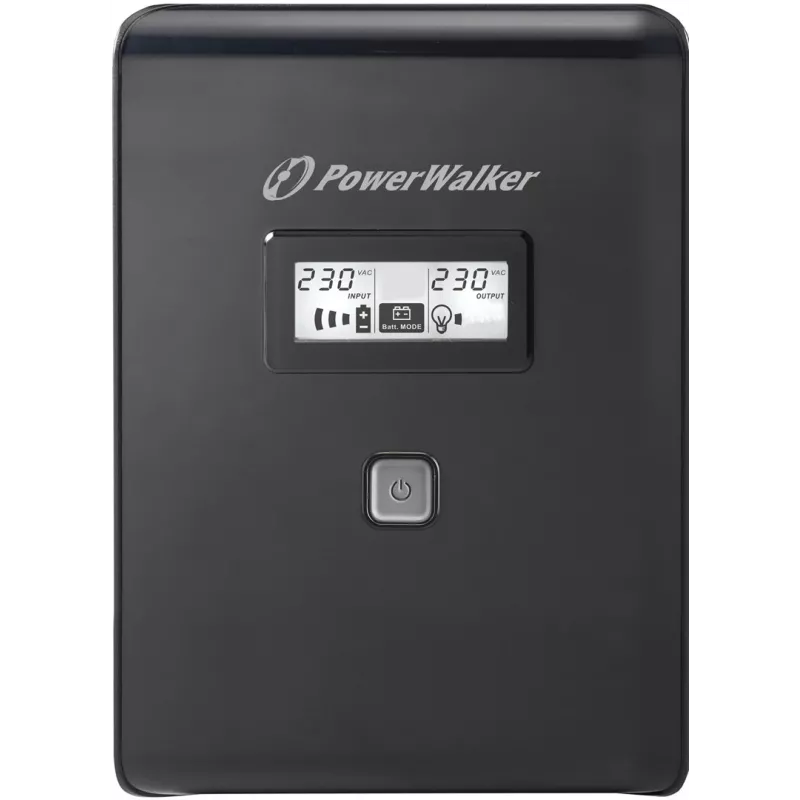 PowerWalker VI 2000 LCD 2 kVA 1200 W 2 salidas AC