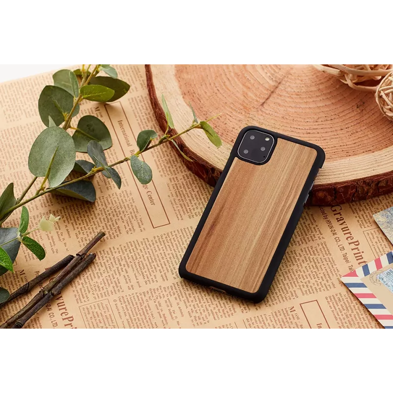 Funda de smartphone man and wood para iPhone 11 Pro — acabado capuchino negro