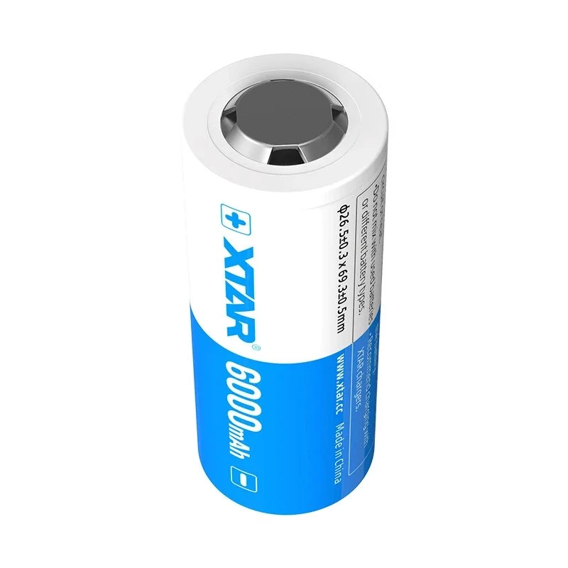 Batería 26650 3,6V Li-Ion 6000 mAh