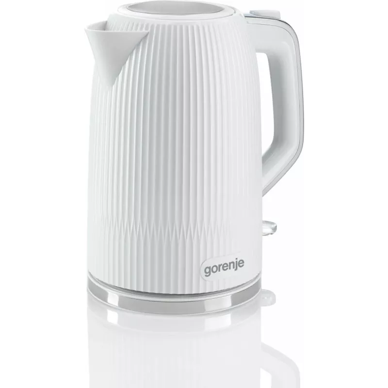 Gorenje Hervidor | K17DPW | Eléctrico | 2200 W | 1,7 L | acero inoxidable | base giratoria 360° | blanco