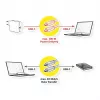 ROLINE RM Cable USB 3.2 Gen 2, C-C, ST/ST, 4K UHD-1, 10Gbit/s, Emark, 100W, negro, 0,5 m