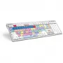 Teclado Logickeyboard LKB-PPROCC-CWMU-FR Office USB AZERTY francés blanco